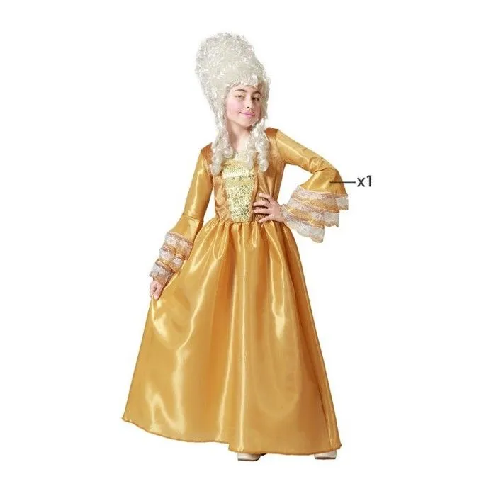 Déguisement Fille Marquise Doré-1
