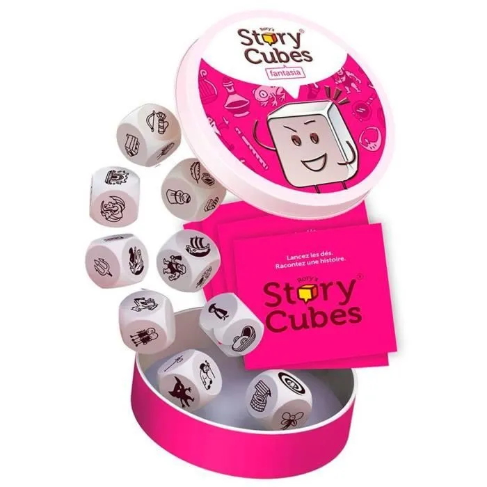 Jeu de dés - ASMODEE - Story Cubes Fantasía - 6 ans - Intérieur - Enfant - Mixte-0