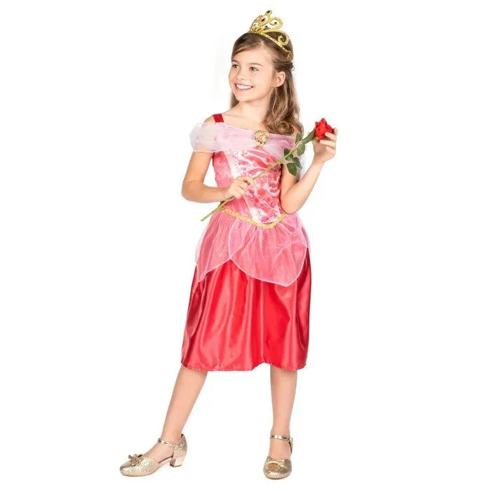 Déguisement Aurore La Belle au bois dormant classique fille-4