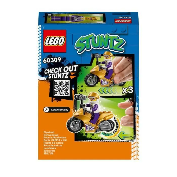 LEGO® 60309 City Stuntz La Moto De Cascade Selfie, Jouet De Cascadeur À Rétrofriction Pour Enfants Dès 5 Ans, Avec Perche Selfie-5