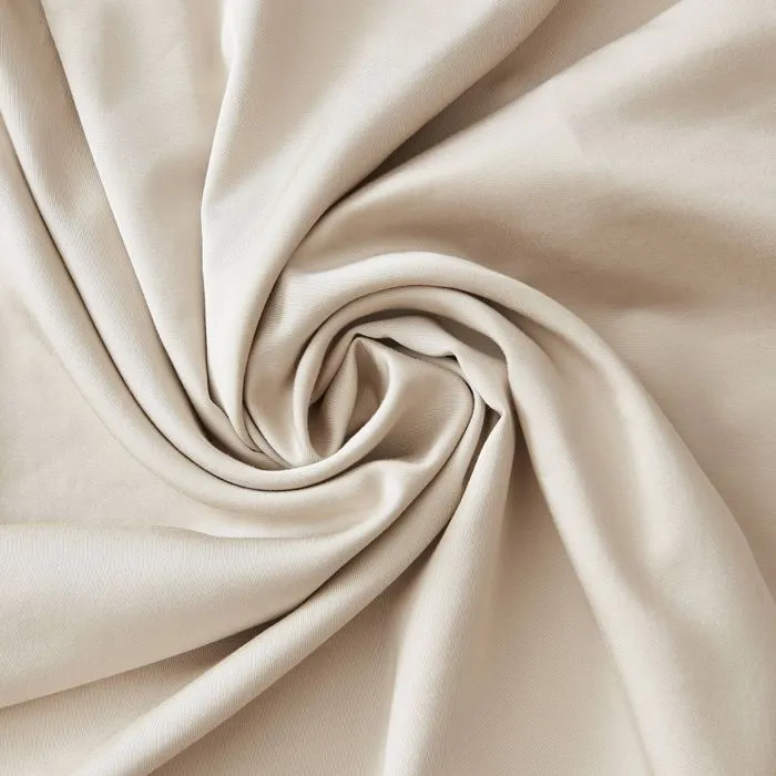 Housse de couette 240 x 220 cm bambou de satin 120 fils Salomé Naturel-4