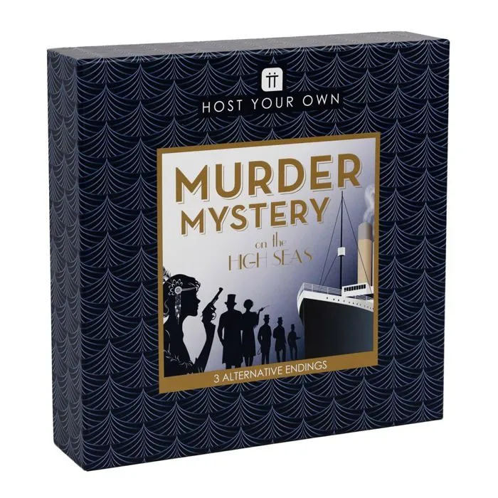 Jeu de societe - jeu de plateau Talking tables - HOST-MYSTERY-HIGHSEA - Cruise Ship Murder Mystery Game-0