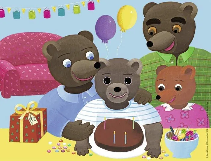 Puzzle Petit Ours Brun 30 pièces - Nathan - Anniversaire - Dessins animés et BD - Mixte-2