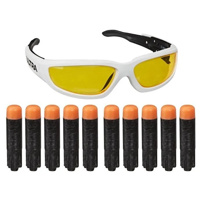 Accessoire de jeu - HASBRO - E9836 - Noir et Orange - Pour enfants à partir de 8 ans - Nerf Ultra Vision Gear-0