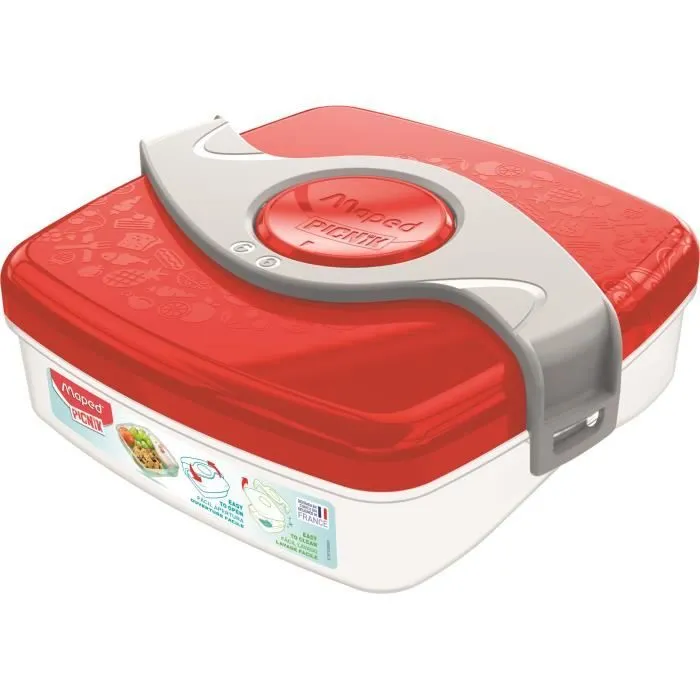 ORIGINS - Maped Picnik Boite a gouter kids - rouge-0