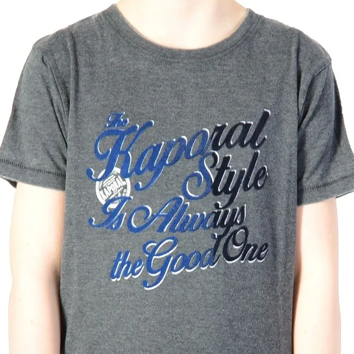 T-shirt Kaporal  Dumb Black - Gris-2
