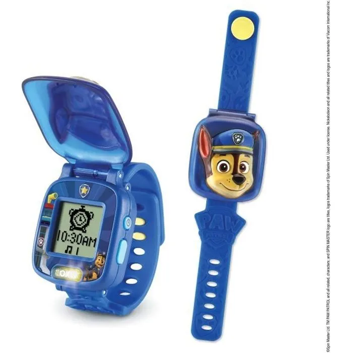 Montre-Jeu Interactive de Chase - VTECH - Pat Patrouille - Multifonction parlante pour enfant-0