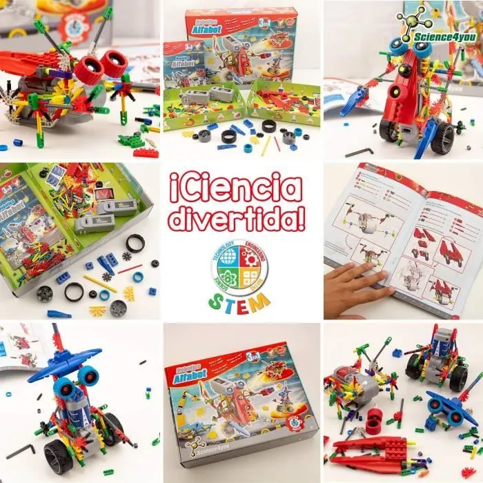 Science4you Robotics alfabot 3 en 1 Jouet scientifique et éducatif Stem () - 605176-2