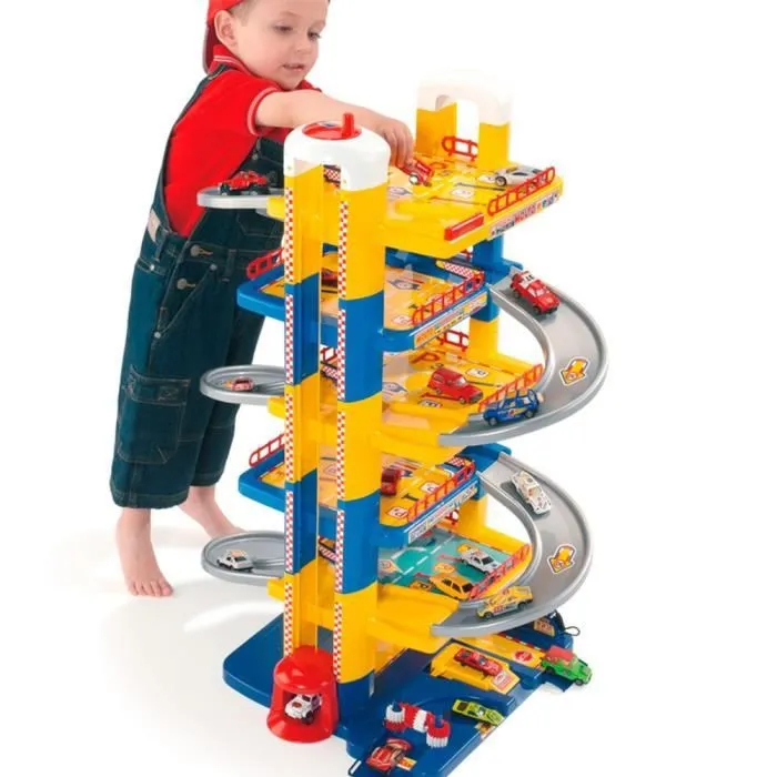 Bebeboutik Garage 6 etages MOLTO 5414 Circuit Multicolore Pour enfant de 3 ans et plus