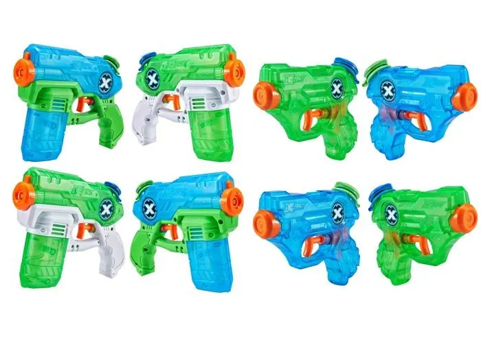 Zuru - 11840 - XSHOT- X-Shot Water Warfare 8 Pistolets a Eau : 4 Stealth Soaker + 4 Nano, , Fast-Fill Value Pack-0
