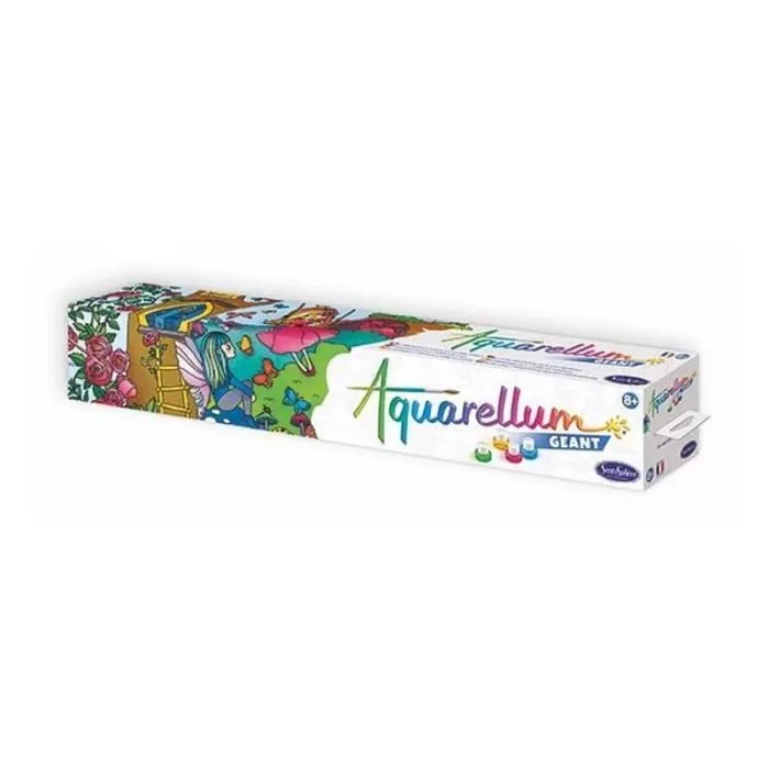 Jeu de peinture Aquarellum Géant Monde Enchanté - SENTOSPHERE - Pour Enfant à partir de 8 ans-1