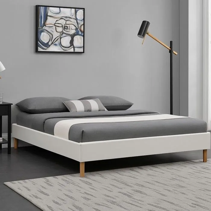 adrien - Solide et Confortable Sommier Tapissier Pieds en 18 cm - 120x190 - 2 x 13 Lattes - Montage Rapide et Facile-2