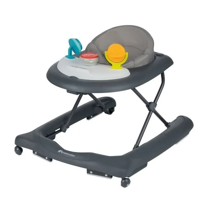 BEBECONFORT EXPLORER Trotteur avec tablette musicale, de 6 à 18 mois (12 kg), Tinted graphite-0