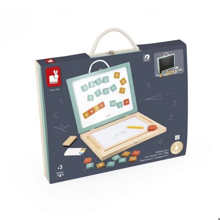 Tableau enfant - Janod - JURATOYS - 4 en 1 - 40 accessoires - 3 ans et plus-4
