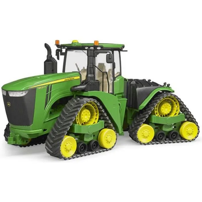 Tracteur avec chenilles - BRUDER - John Deere 9620RX - Portes et capot ouvrants - Garçon - 3 ans et plus-0