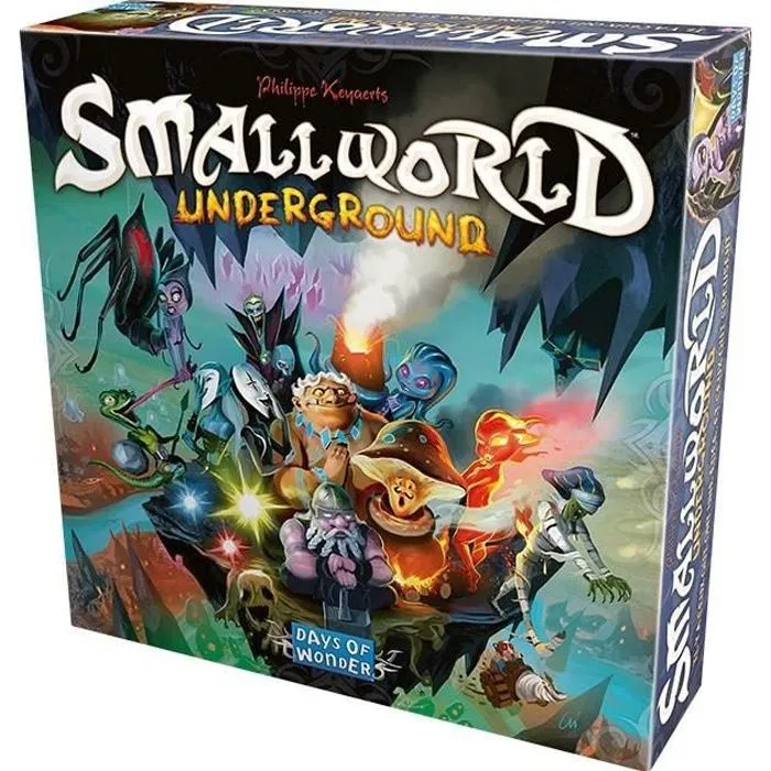 SMALL WORLD - Extension Underground - Jeu de Stratégie société - A partir de 10 ans - Asmodee - SWUND-0