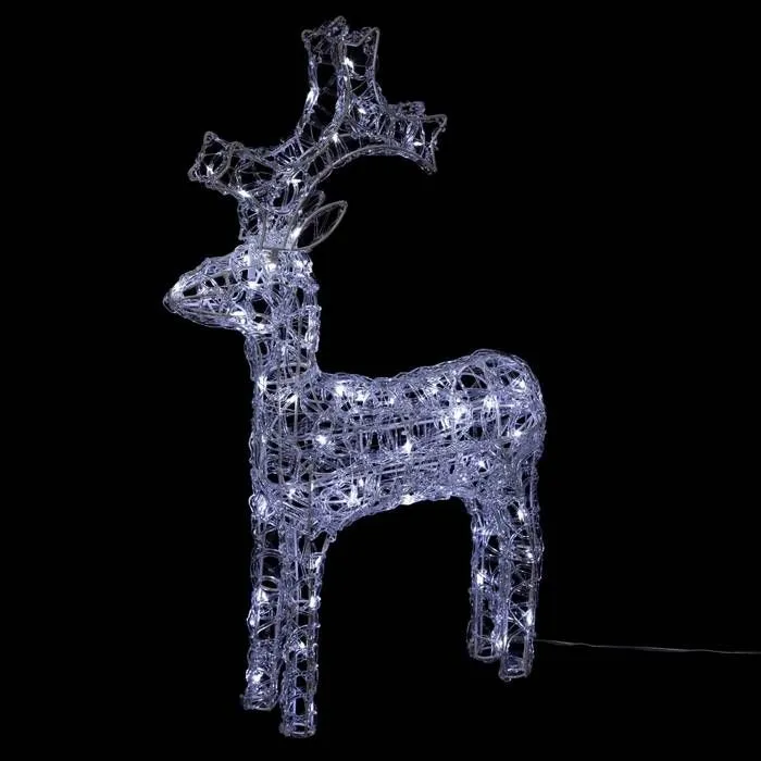 Renne lumineux extérieur H85cm 100 LED + transfo Feeric lights & christmas-0