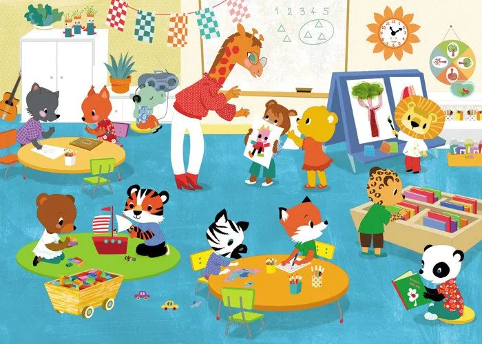 Puzzle Michèle Wilson - Vive la maternelle de Charlipop - WILSON JEUX-2