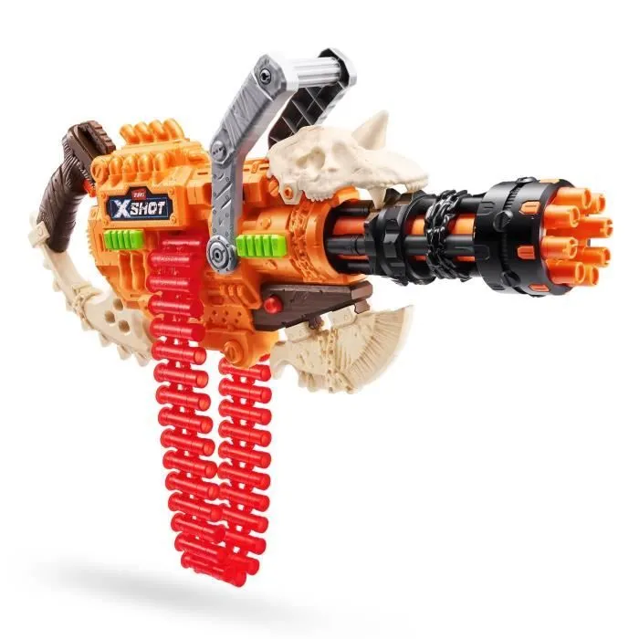 Blaster à Ceinture - ZURU - XSHOT Insanity HorrorFire Dread Hammer - Blaster avec ceinture de 35 fléchettes et portée de 30 mètres-7
