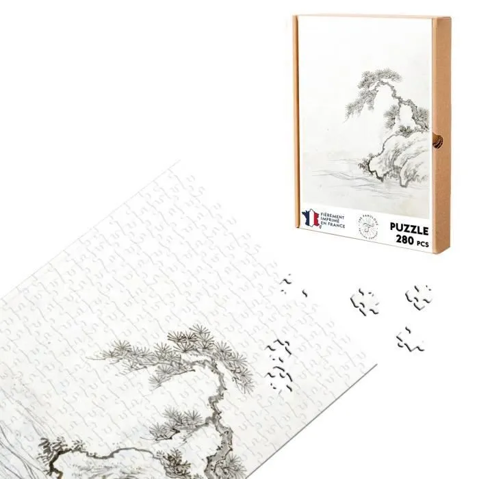 Puzzle Classique - FABULOUS - Estampe Japonaise 3 Arbre au Bord de l'Eau - 280 Pièces - Adulte - Intérieur-0