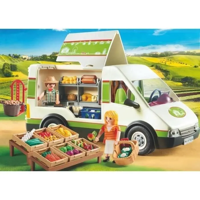 PLAYMOBIL - 70134 - Country La Ferme - Camion de marché-2