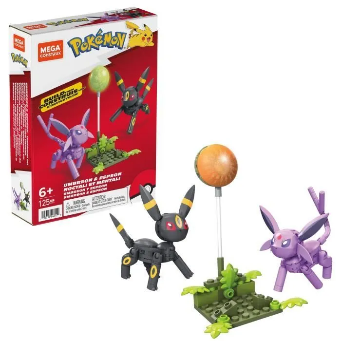 Mega Construx - Pokémon - Noctali & Mentali - jouet de construction - 7 ans et +-0