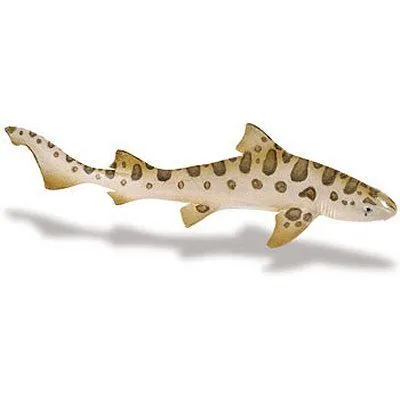 Figurine Requin léopard - SAFARI - Pour enfants de 3 à 9 ans - Figurine en plastique peinte-0