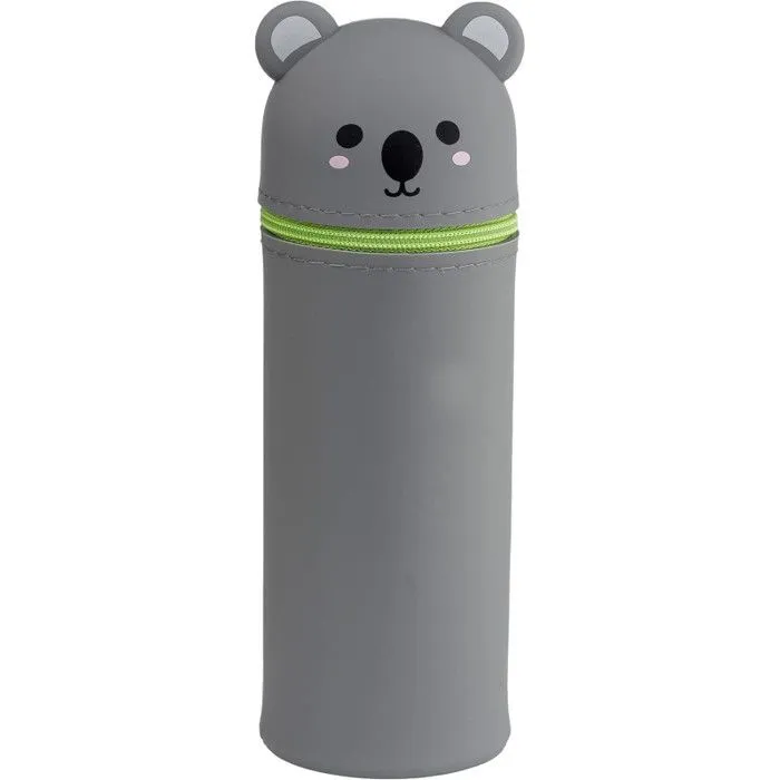 Trousse - Adoramals - Koala - Silicone - Blanc - 18 cm x 6 cm-0
