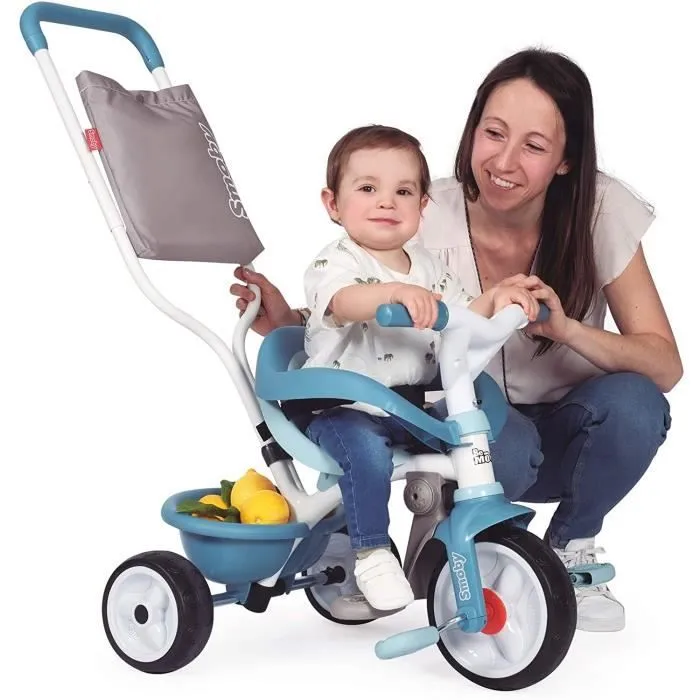 Tricycle - Smoby - 740414 - Be Move Confort - Bleu - 10 mois à 3 ans-1