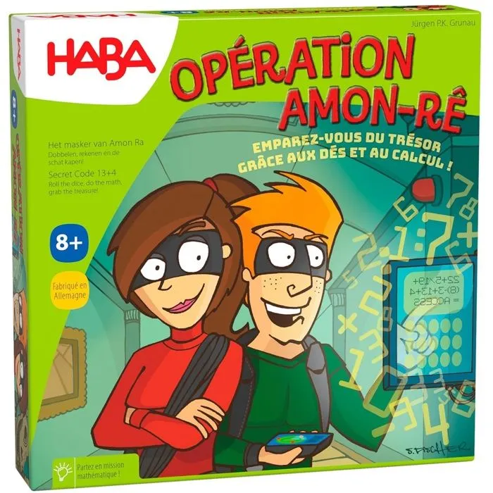 Jeu de société - HABA - Opération Amon Rê - Calcul mental - 8 ans et plus-4