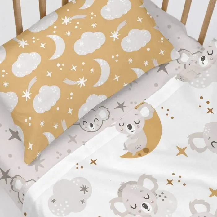 moshi moshi baby koala drap-housse 70x140 [lit bébé]-1