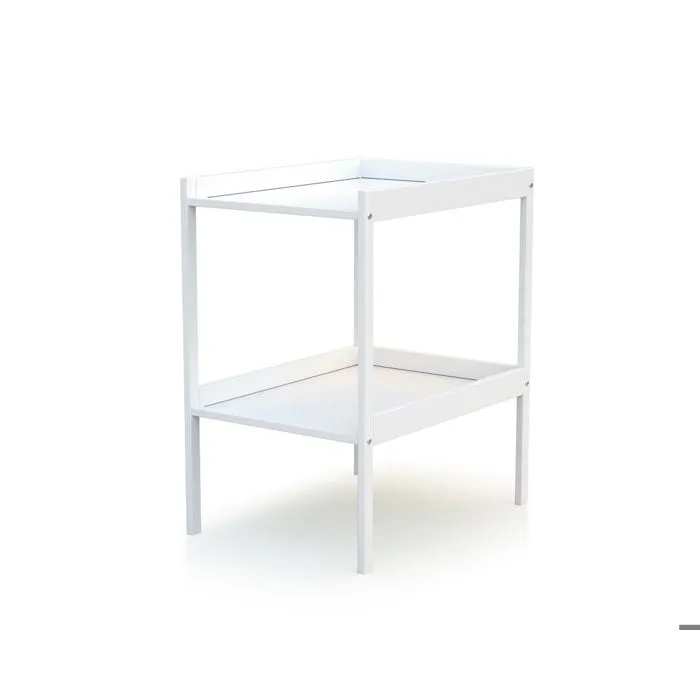 WEBABY Chambre bébé lit et table à langer en bois  Blanc - Taille unique-4