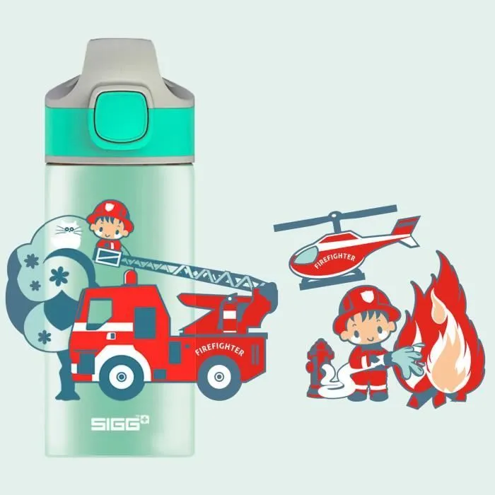 Gourde enfant - SIGG - Miracle Fireman - 0,4L - Aluminium - Sans BPA-2
