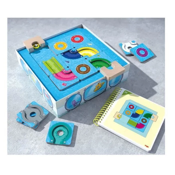 Jeu de casse-tête Logic Games - HABA - Splash labyrinthe - Age minimum 6 ans - Couleur Unique-2