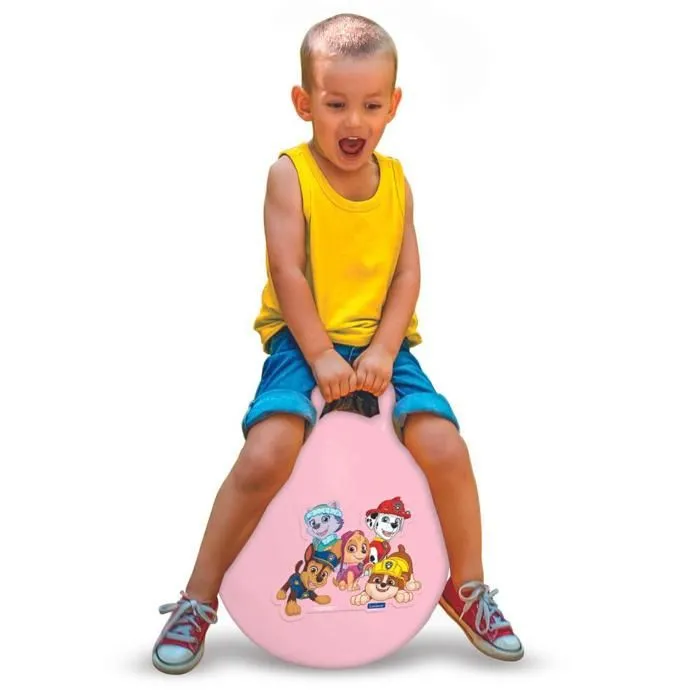 Balle Sauteuse Gonflable rose Pat’ Pat-1