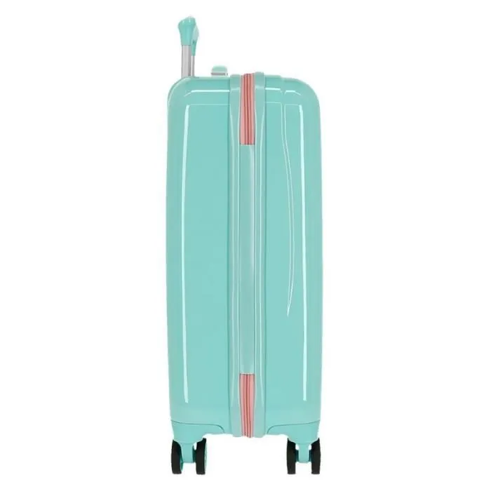 Valise cabine - Disney - Raiponce - Vert menthe - Coque rigide - 4 roulettes 360°-3
