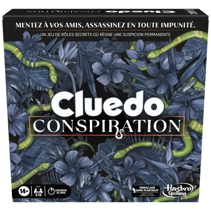 Cluedo Conspiration, jeu de société, 4 à 10 joueurs, à partir de 14 ans-0