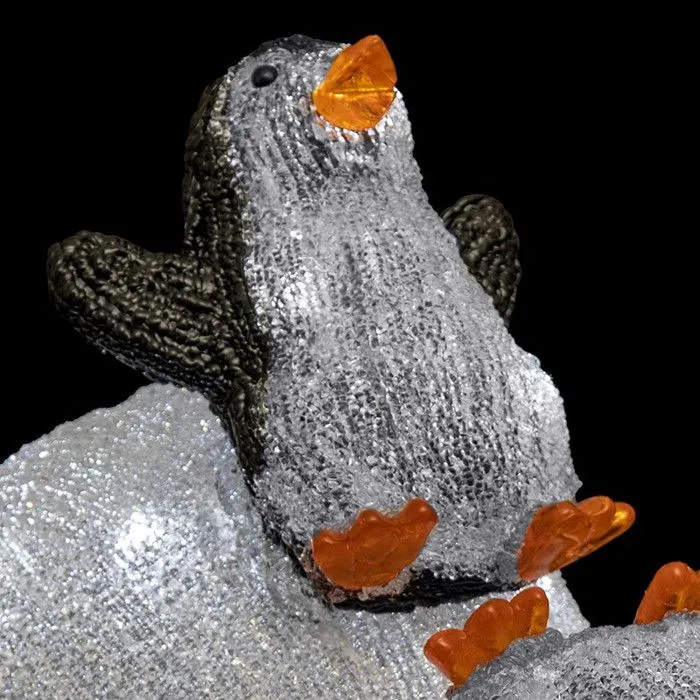 Ours + pingouins lumineux 80 LED-1