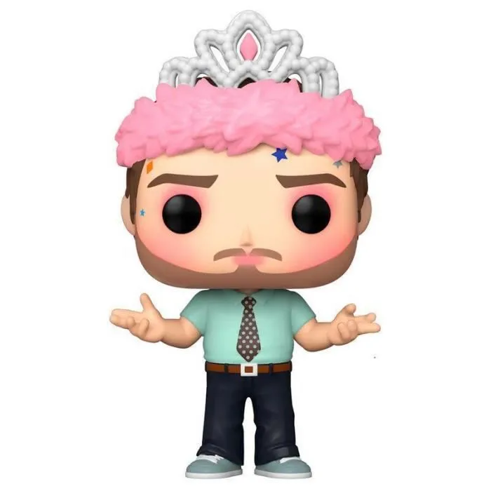 Figurine POP Parks and Rec Andy as Princess Rainbow Sparkle - FUNKO - 9cm - Noir - Intérieur - Adulte - Mixte-2