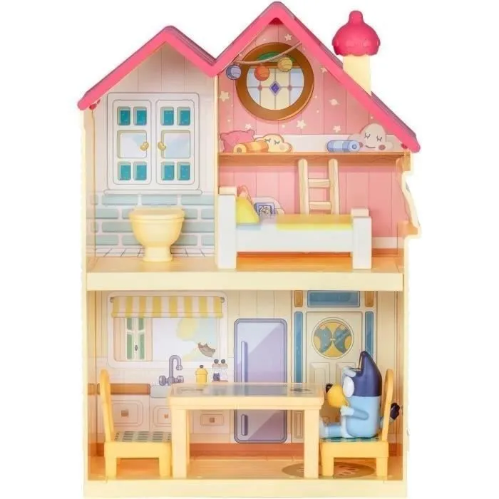 Bluey, La Mini Maison de Bluey, Figurin et maison, Univers miniature, Moose Toys-1