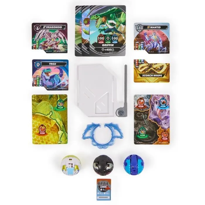 Starter Pack Bakugan - BAKUGAN - 2 Bakugan + 1 Bakugan Special Attack - Rouge-3