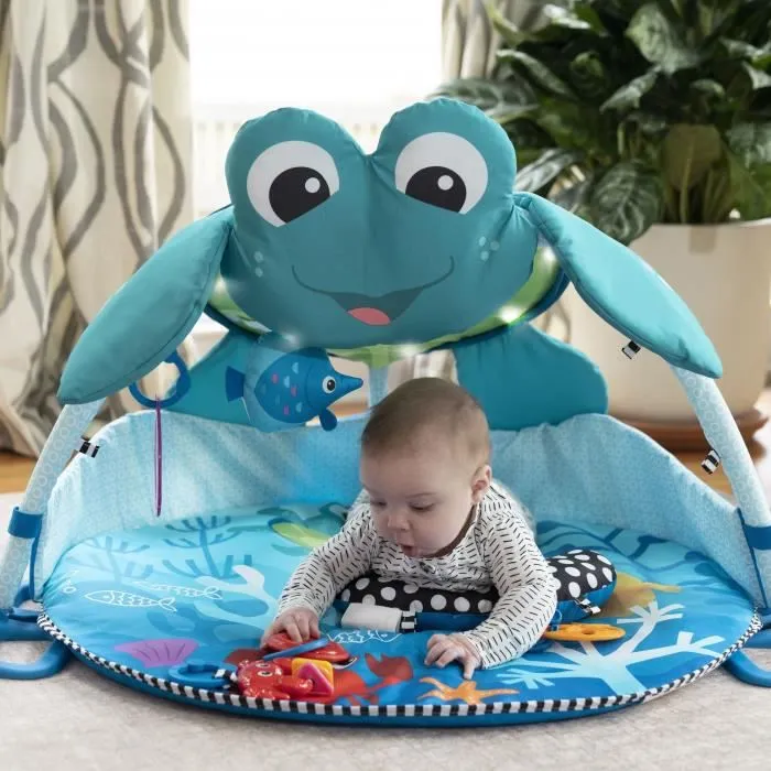 BABY EINSTEIN Tapis d'éveil Neptune Under the Sea Lights & Sounds™ Activity Gym-7