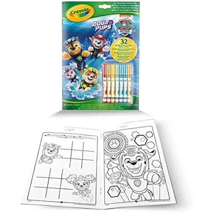 Album de coloriage - CRAYOLA - La Pat’ Patrouille - 32 pages - 50 autocollants - À partir de 3 ans-1