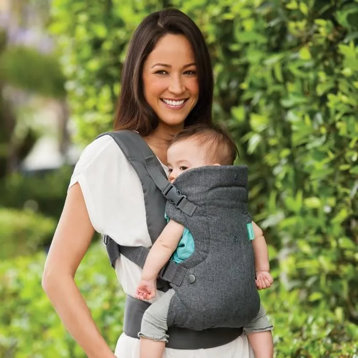 Porte bébé Flip ergonomique 4 en 1 gris - INFANTINO - Flip ergonomique 4 en 1 - Polyester - De 3,6 à 14,5 kg-5