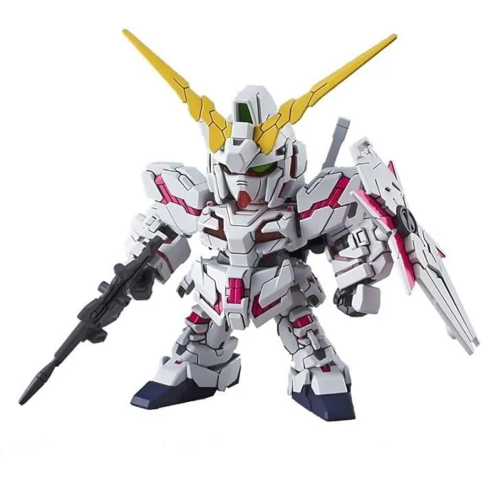 Maquette Gundam - Bandai - Unicorn Gundam Destroy Mode Gunpla SD EX-STD 8cm-1