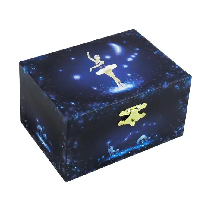 Coffret Musical - TROUSSELIER - Danseuse Etoile - Ballerine - Mixte - Bleu - 15x8.5x10.5 cm-1