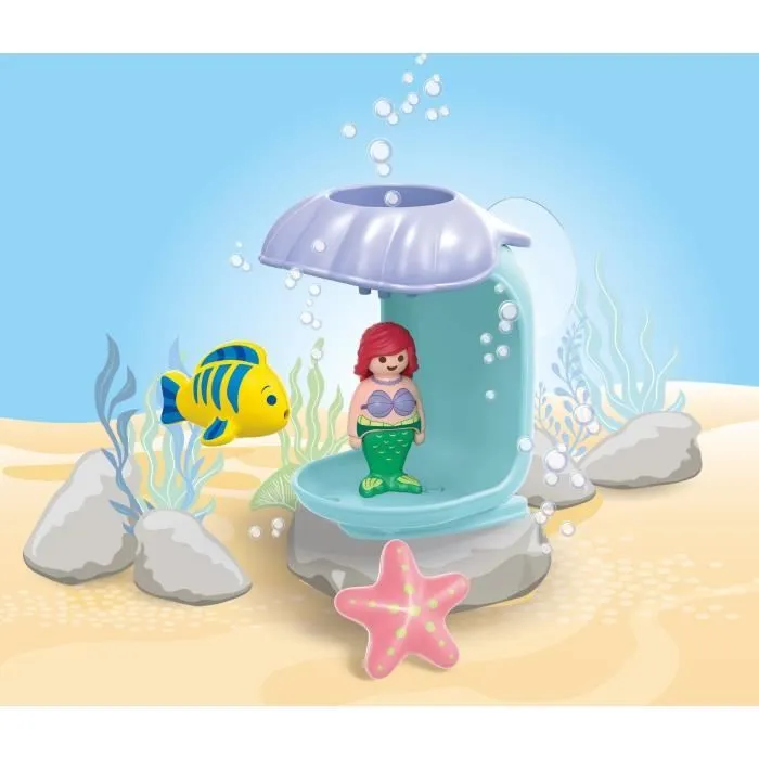 PLAYMOBIL Junior 71460 Ariel avec coquillage de bain, Disney, Jouet pour le bain, Dès 12 mois-1