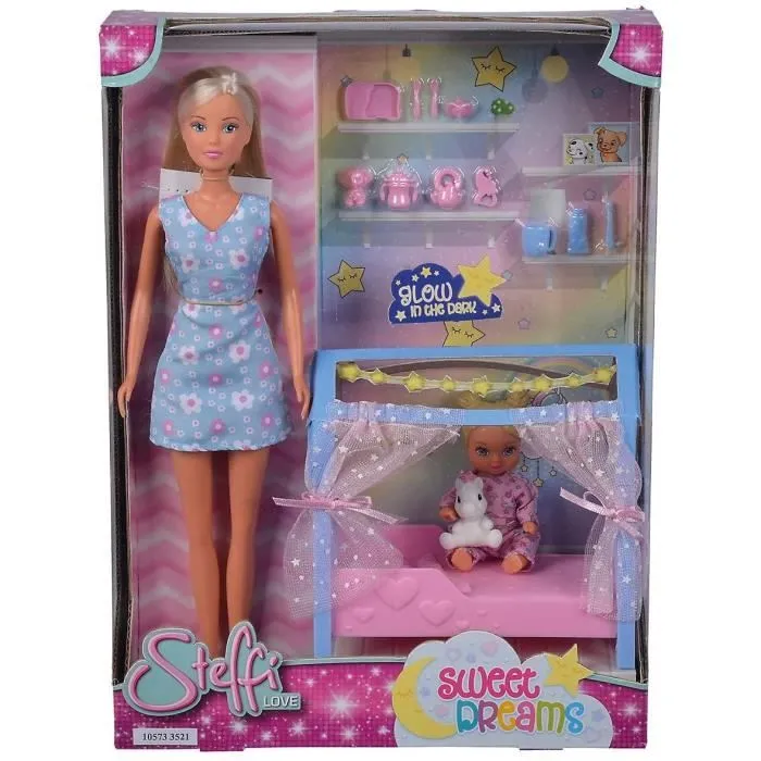 Poupée de dressing - SIMBA - Steffi Love - Barbie Fashionistas - Rose - 3 ans - 10 ans - Enfant - Fille-0