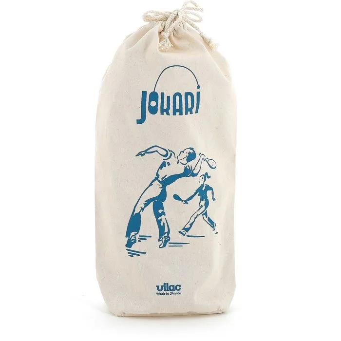 Vilac - Jokari bois massif en sac coton-0