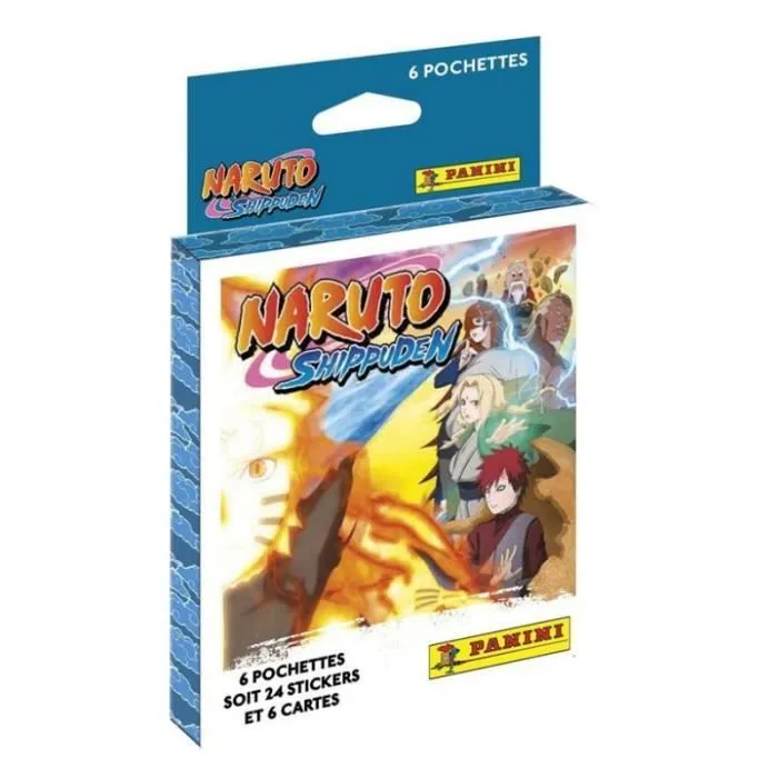 Panini Naruto Shippuden - Blister de 6 pochettes - 004459KBF6-0